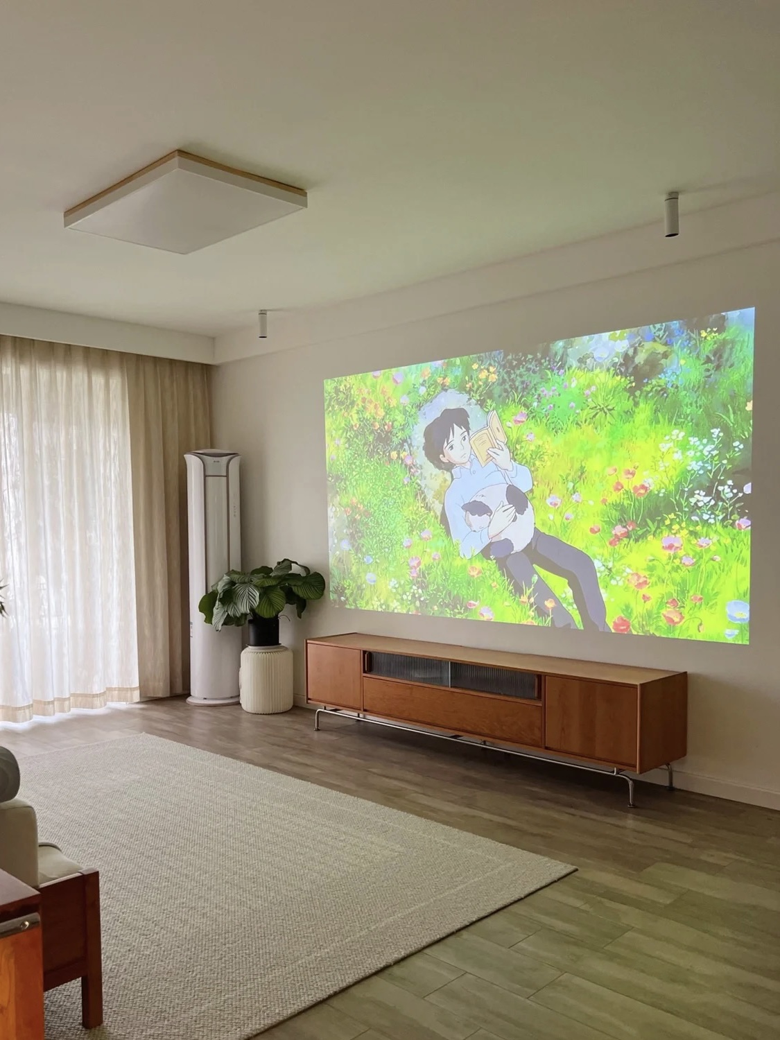 電視背景墻裝修效果圖，2023新款藝術(shù)涂料